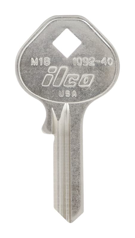 Hillman Traditional Key Padlock Universal Key Blank Single