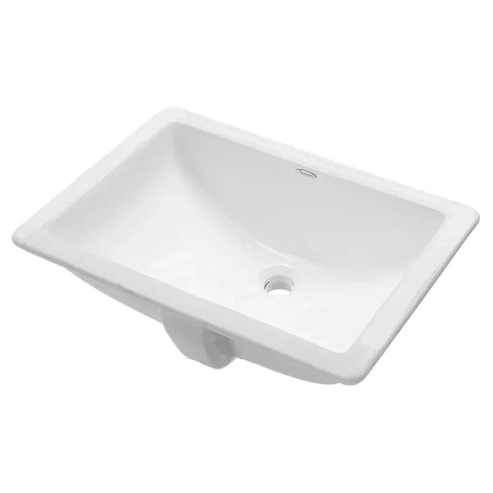 American Standard Studio Undercounter Bathroom Sink with Glazed Underside in White, 21-1/4 x 15-1/4 in