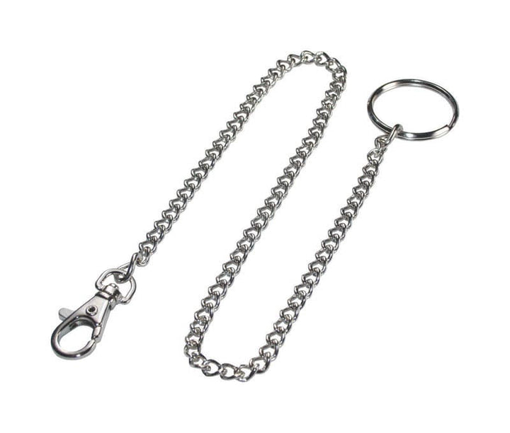 Hillman Metal Silver Belt Hooks/Pocket Chains Key Chain, 18 in