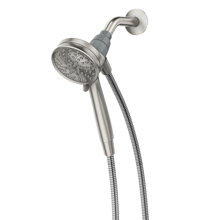 Moen Attract 6-Spray 3.8 in. Single Wall-Mount Handheld Shower Head with Magnetix, Chrome