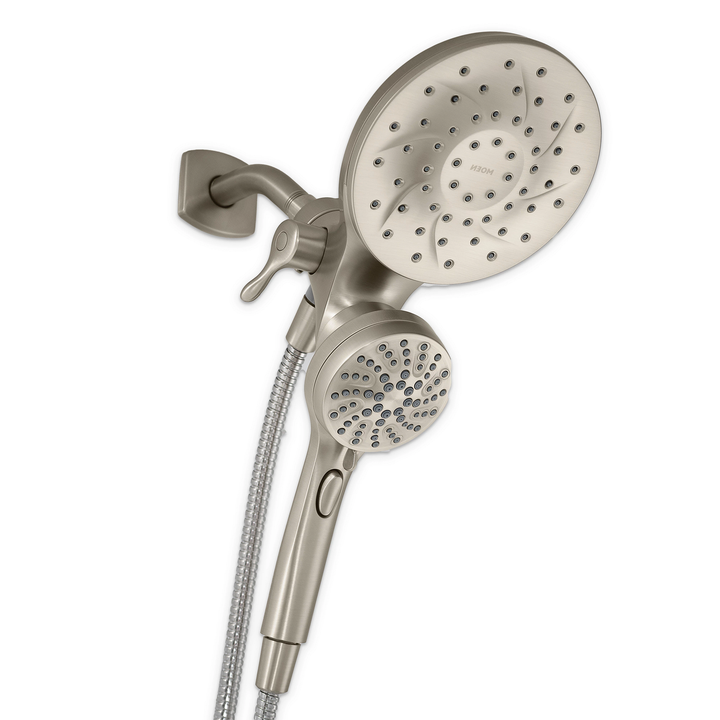 Moen Magnetix Chrome 6-Spray Rain Shower Head and Handheld Shower Combo, 2.5 GPM (9.5 LPM)