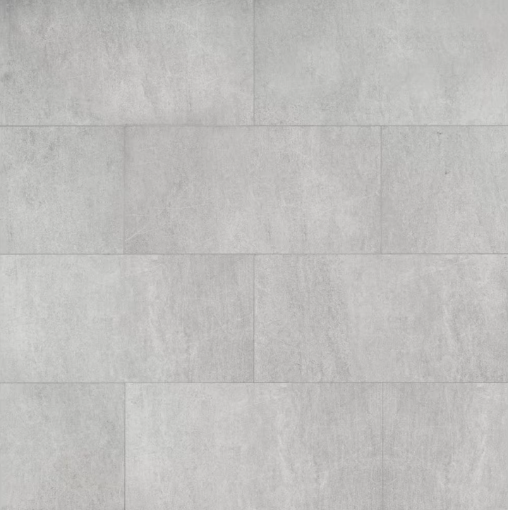 Concrete Park 12 MIL x 12 in. W x 24 in. L Click Lock Waterproof Vinyl Tile Flooring (19.4 sqft/case)