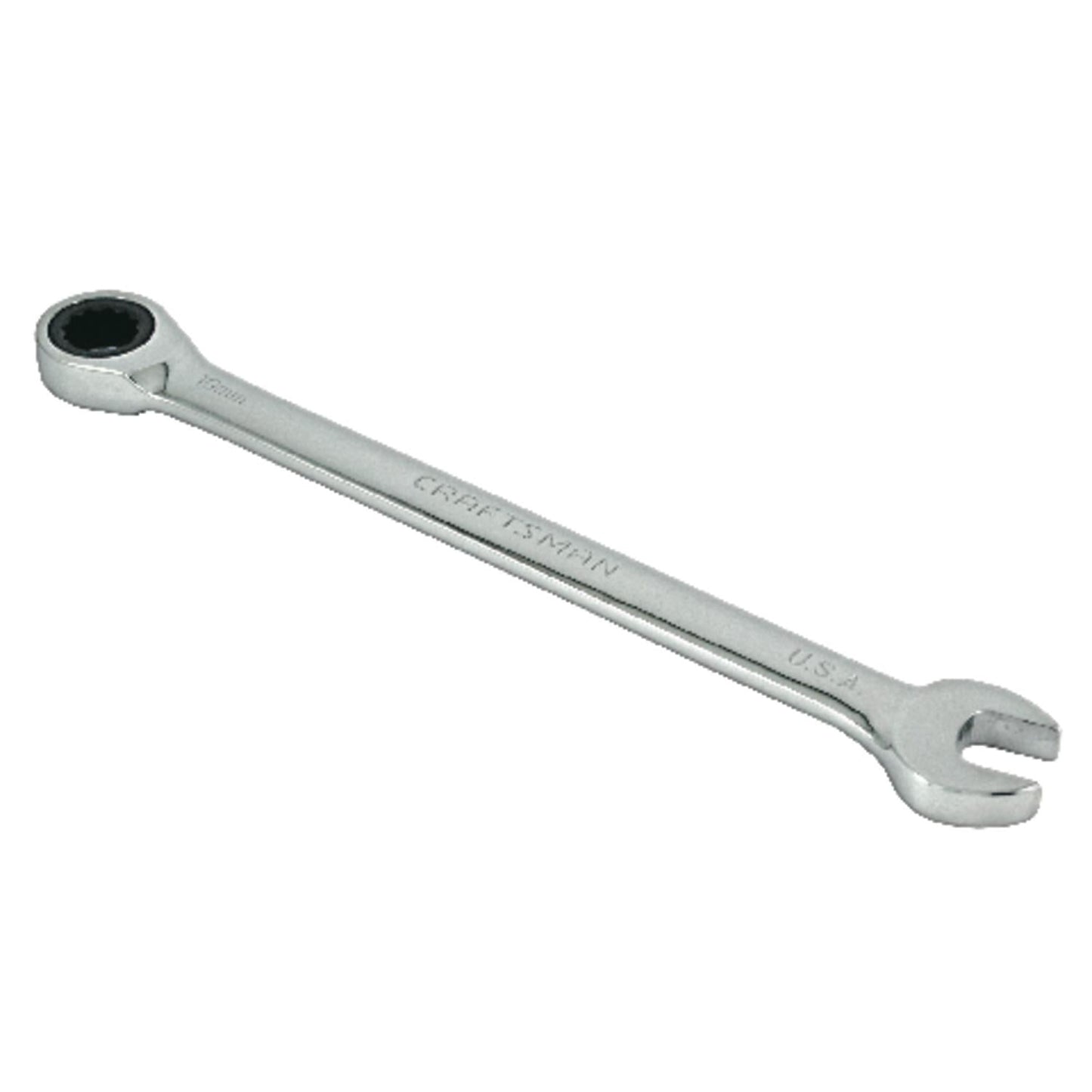 Craftsman 10 mm 12 Point Metric Standard Ratcheting Wrench, 5.19 in. L