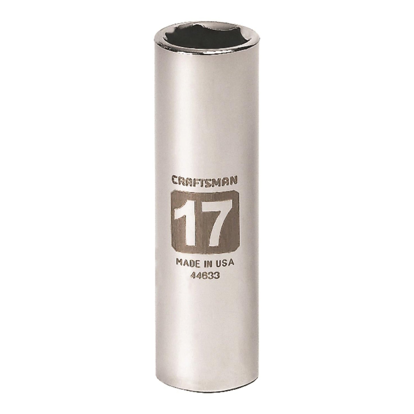 Craftsman 17 mm Metric Deep Socket - 1/2 in. Drive, 6 Point