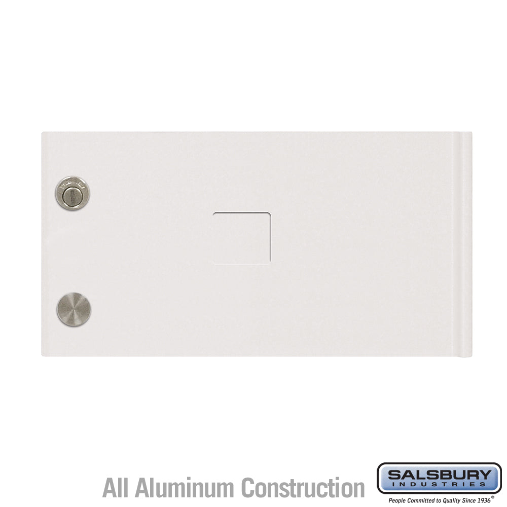 Replacement Door and Lock for Standard C Size Cluster Box Unit with 3 Keys - White