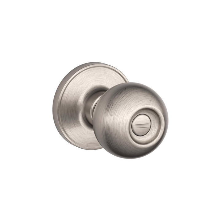 Schlage Dexter Corona Satin Nickel Privacy Knob, Right or Left Handed