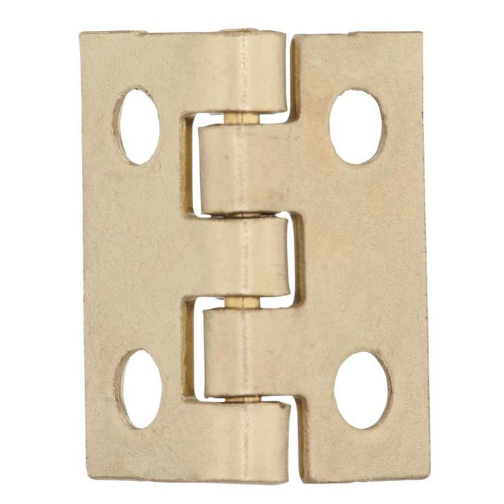 3/4 in. x 11/16 in. Bright Brass Middle Hinges