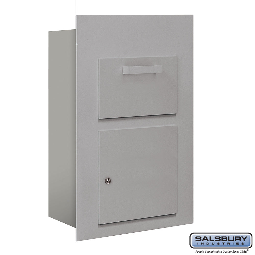 Collection Unit for 5-Door High Mailbox Units - Aluminum - Front Loading - Private Access