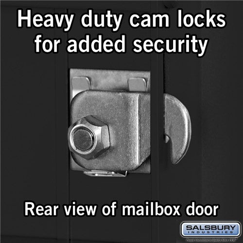 11 Door High Recessed Mounted 4C Horizontal Mailbox with Parcel Lockers - Rear Loading