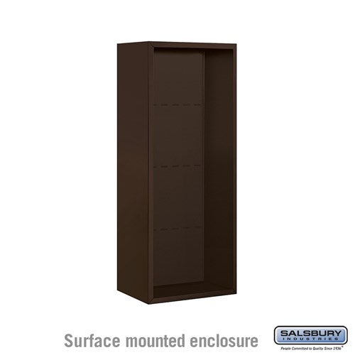 Surface Mounted Enclosure for 3710 Single Column Unit - Bronze