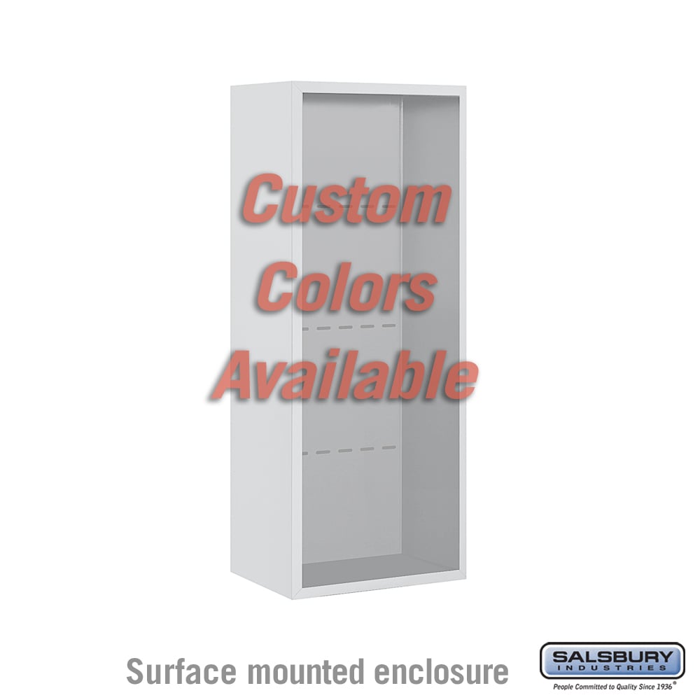 Surface Mounted Enclosure for 4C Horizontal Mailbox Unit - Custom Color