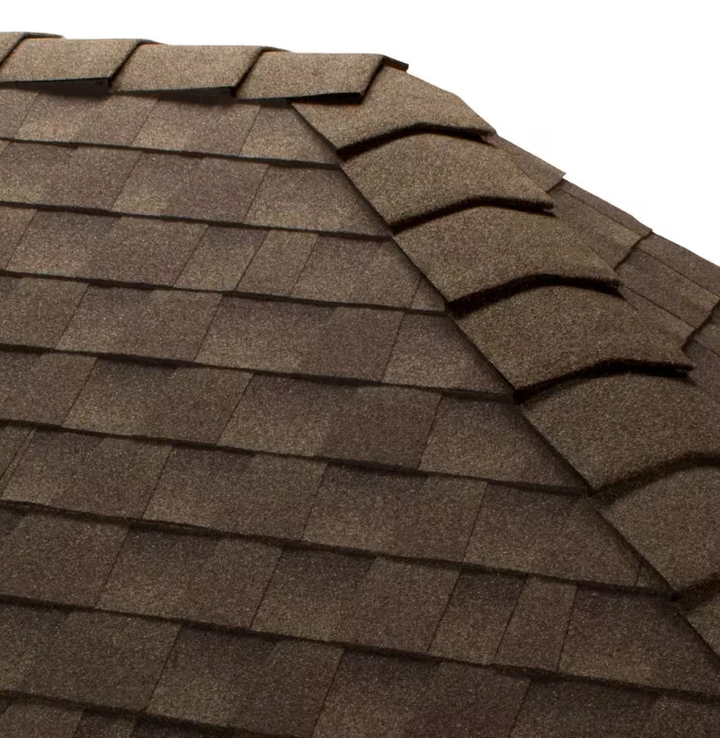 TimberCrest 10 in. width Sagewood Bullnose Hip and Ridge Cap Shingles (20 linear feet per Box) (30-pieces)