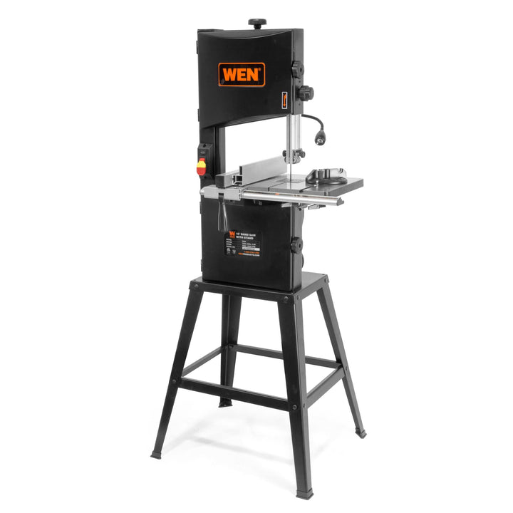 WEN 3.5-Amp 10-Inch Two-Speed Band Saw with Stand and Worklight