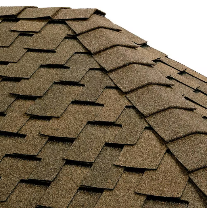 TimberCrest 10 in. W Sandalwood Sequoia Bullnose Hip and Ridge Cap Shingles (20 lin. ft. per Box) (30-Pieces)