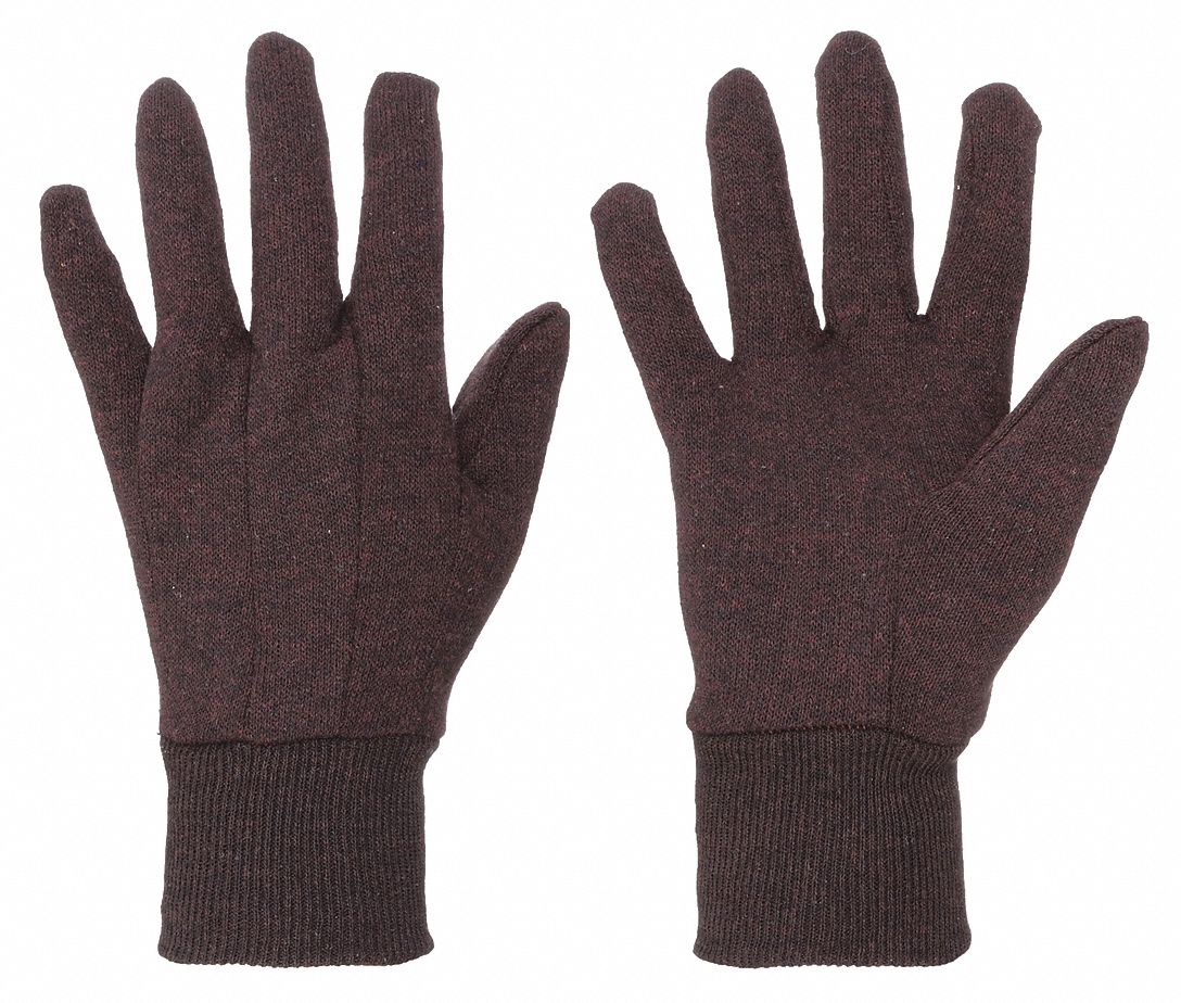 CONDOR Uncoated Knit Cotton Task & Chore Gloves - Size L