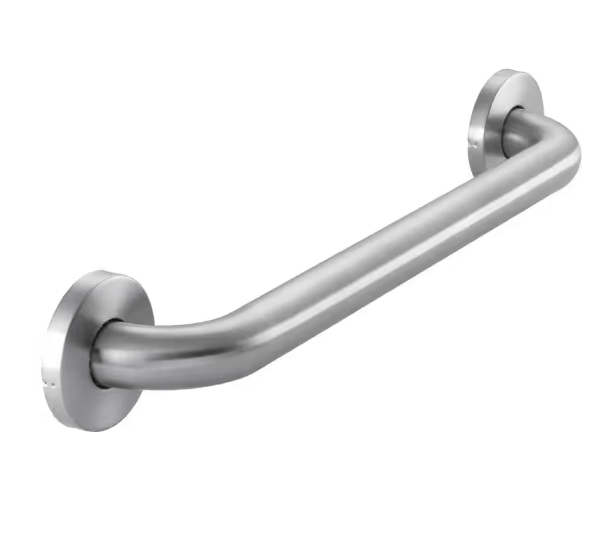 Glacier Bay 18 in. L x 3.1 in. ADA Compliant Grab Bar in Brushed Stainless Steel
