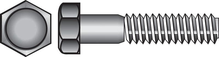 Hillman 1/2 in. Diameter x 8 in. Length Hot-Dipped Galvanized Steel Hex Bolt, 25-Pack
