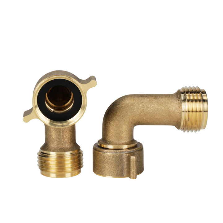 Apollo 2-Pack 3/4-in Pipe Thread Inlet x 3/4-in Hose Thread Outlet Copper Washing Machine Connector