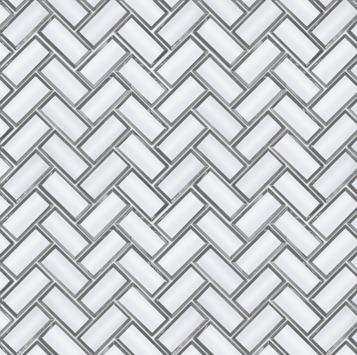 Satori Skylight 11-in x 11-in Mirrored Glass Patterned Mosaic Wall Tile (0.85-sq. ft/ Piece)