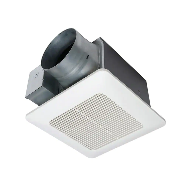 WhisperCeiling DC Fan with Pick-A-Flow Speed Selector 110/130 or 150 CFM and Flex-Z-Fast Installation Bracket