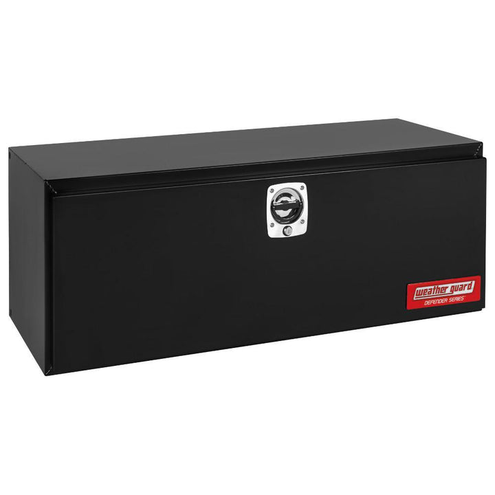 Weather Guard 48 Matte Black Aluminum Underbody Truck Tool Box - Super Arbor