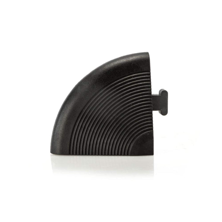 Courtyard Casual 24-Pack Black PVC Deck Tile Transition