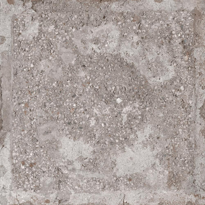 Giorbello (Sample) Piazza Tiles Gray 8-in x 8-in Glazed Porcelain Cement Look Wall Tile
