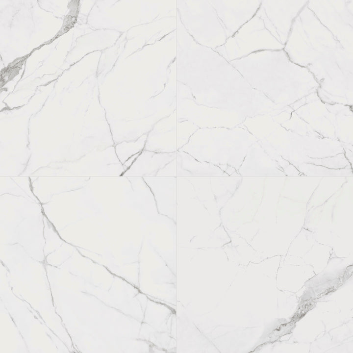 Satori Statuario 32-in x 32-in Polished Porcelain Marble look Floor and Wall Tile product image