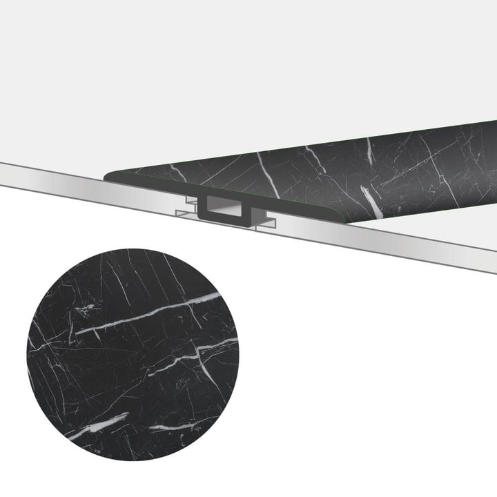 Lucida USA Blackrock 2-in T x 3-in W x 48-in L Vinyl Floor T-Moulding