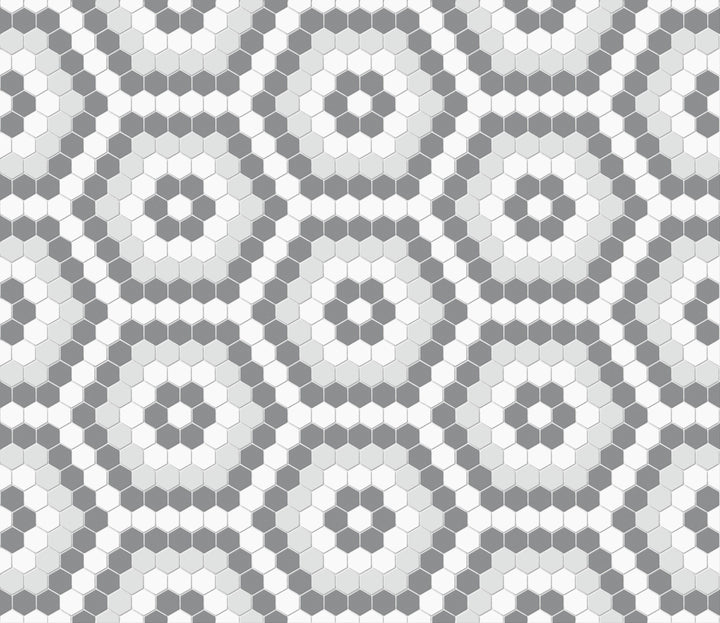 Satori Hudson Gatsby 8-in x 16-in Matte Porcelain Hexagon Mosaic Floor and Wall Tile (0.82-sq. ft/ Piece)