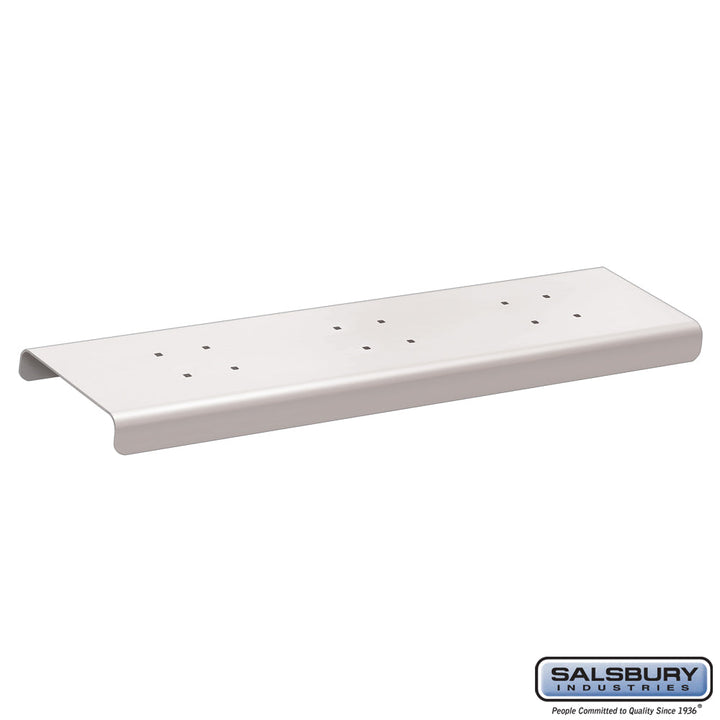 2-Wide Mailbox Spreader for Roadside Mailboxes and Mail Chests, White