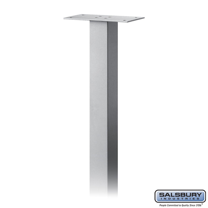 Standard Pedestal - In-Ground Mounted for Mailboxes, Silver
