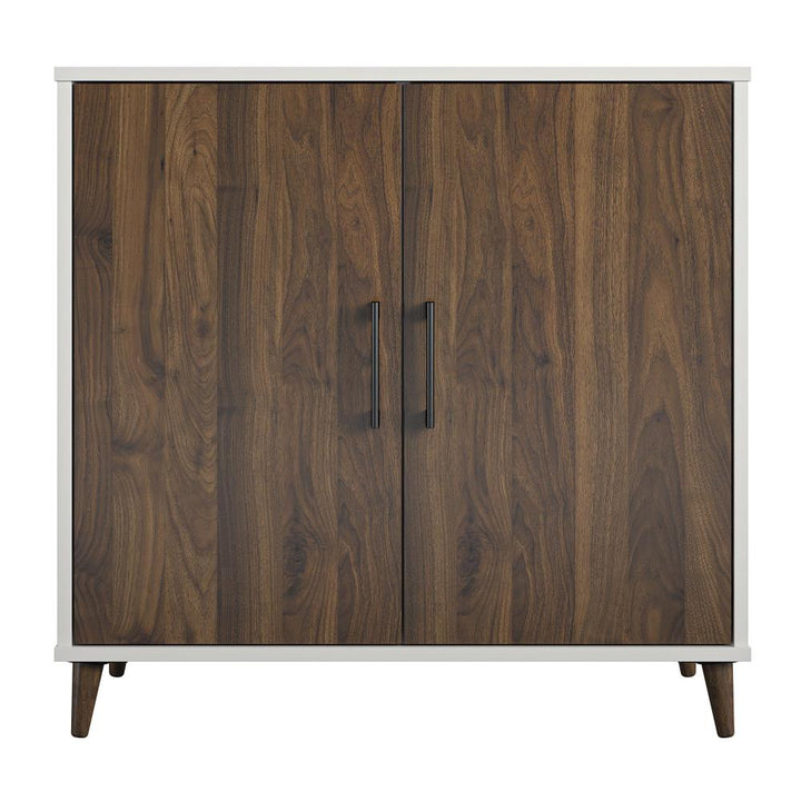 Ameriwood Home Ovando White Contemporary/Modern Wood Media Cabinet