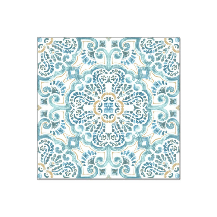 Lucida USA Sicilian Blue Multiple Colors/Finishes Patterned Look 12-mil x 12-in W x 12-in L Waterproof Peel and Stick Vinyl Tile Flooring (36-sq ft/ Carton)