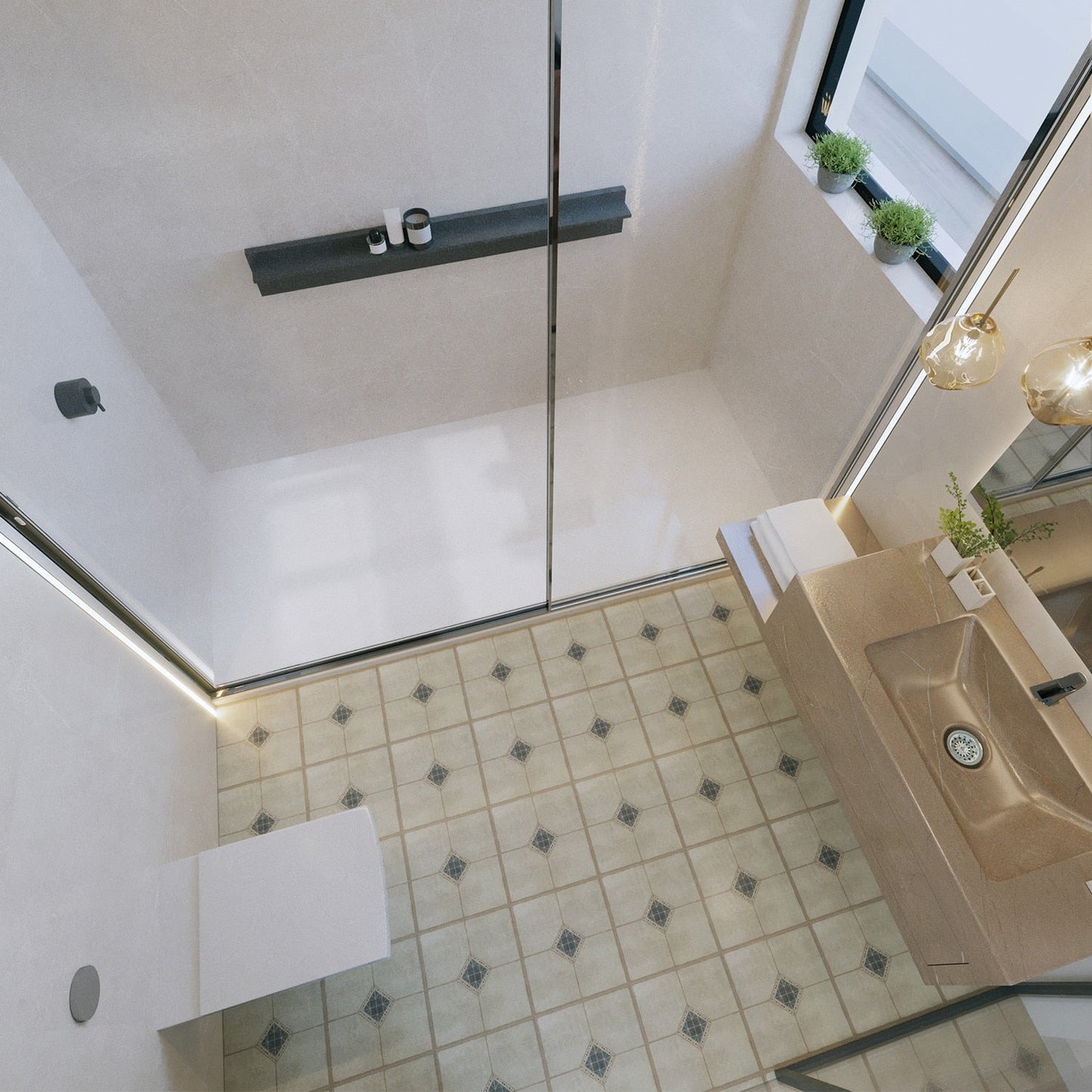 Lucida USA BaseCore Calabrian 12-in x 12-in Waterproof Peel-and-Stick Luxury Vinyl Tile Flooring, 36-sq ft Carton