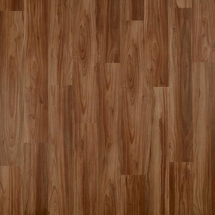 Pergo DuraCraft +WetProtect Warm Amber Walnut 7-1/2-in Wide x 6-mm Thick Waterproof Interlocking Luxury Vinyl Plank Flooring (17.43-sq ft)
