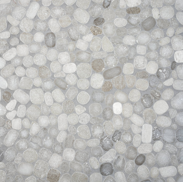 Satori Shoreside Mist 12-in x 12-in Honed Natural Stone Look Mosaic Floor and Wall Tile (1-sq. ft/ Piece)