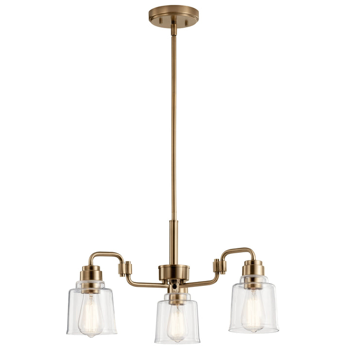 Kichler Aivian 3-Light Industrial Chandelier