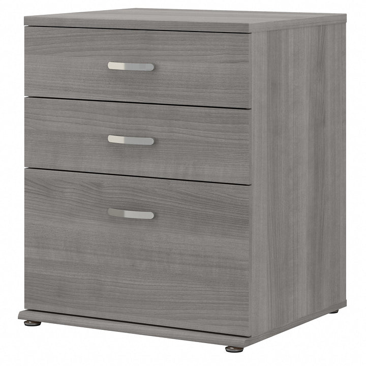 Bush Business Furniture Universal Storage 28.3464-in W x 33.9763-in H Wood Composite Platinum Gray Freestanding Utility Storage Cabinet