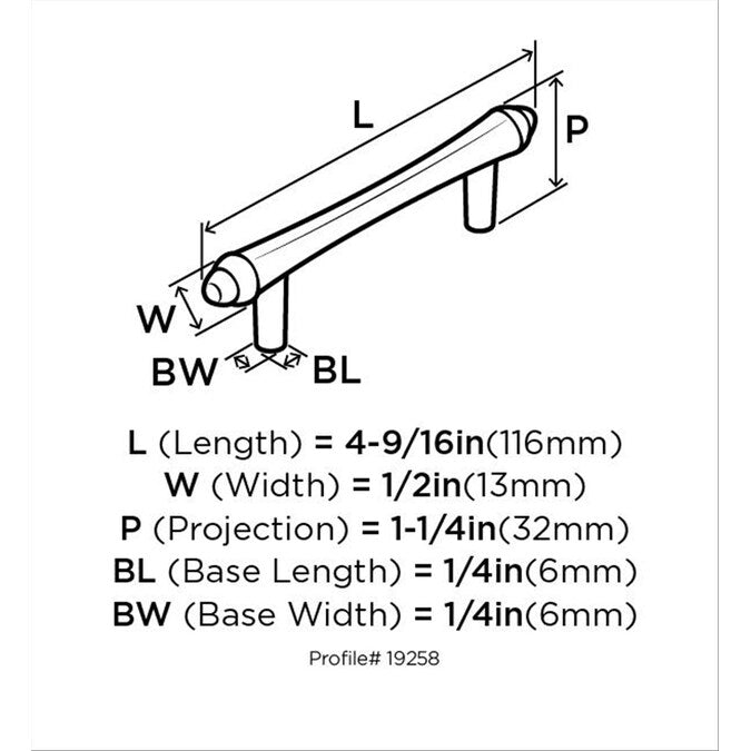 Amerock Divinity 3-in (76mm) Center to Center Satin Nickel Cylindrical Bar Drawer Pull