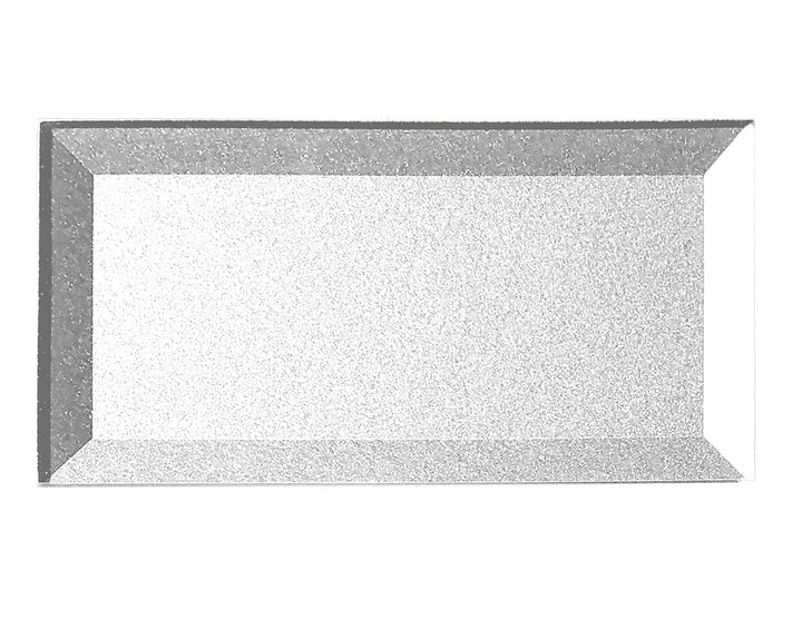 Abolos Secret Dimensions Eternal silver 3-in x 6-in Glossy Glass Subway Peel and stick Wall Tile product image