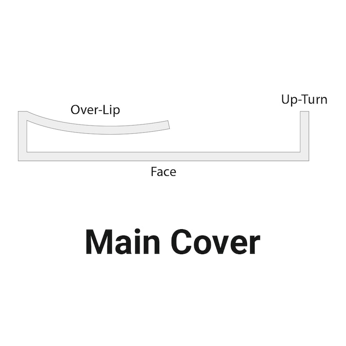 Ceilume EZ-ON Grid Covers 36-pack 24-in 53-sq ft PVC White Cover Kit