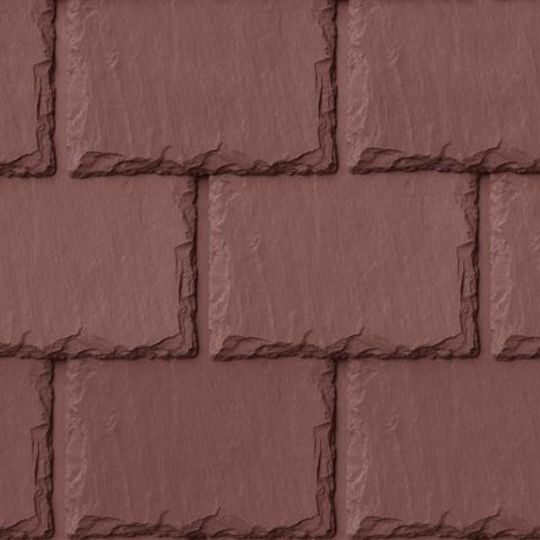 Inspire Roofing Products Classic Slate Class C, Red Rock – 12 in. x 18 in., 25 Pieces/Bundle