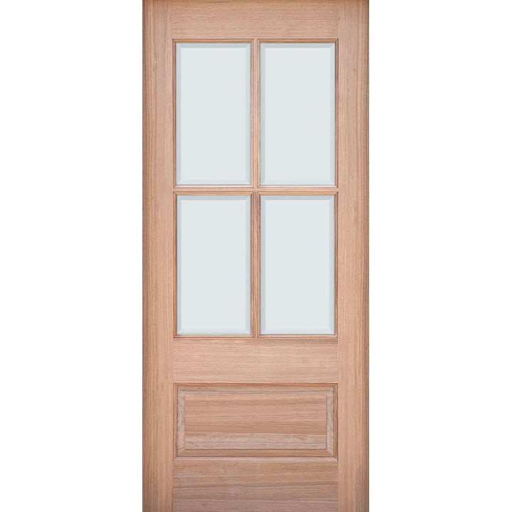 Greatview Doors 36 x 79-in Wood 3/4 Lite Universal Reversible Front Door