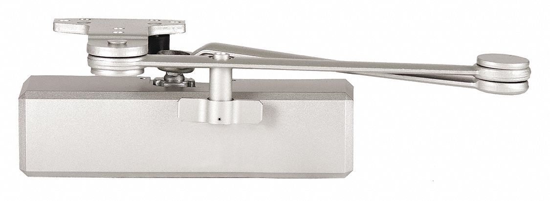 DORMAKABA QDC314F689 Door Closer: Heavy Duty Adjustable Aluminum