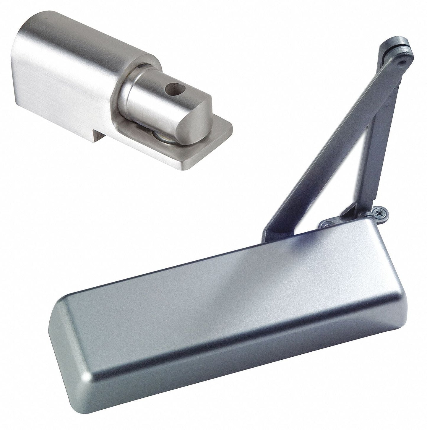 PDQ Medium Duty Parallel Mount Door Closer - Aluminum, Grade 2