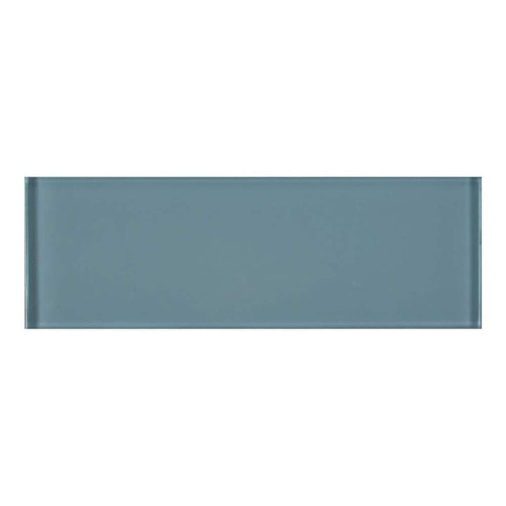 MSI Harbor 3 in. x 9 in. x 8mm Glossy Glass Gray Subway Tile (3.8 sq. ft. / case)