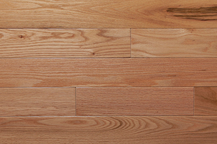Beasley Red oak Natural hardwood flooring — primary plank view