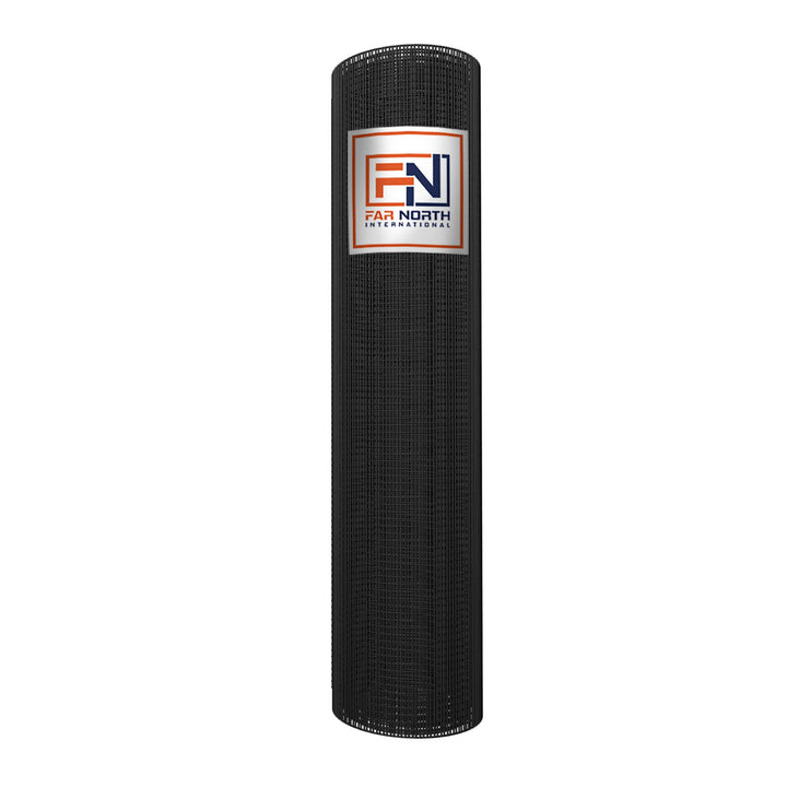Far North International Black Galvanized Steel Woven Wire Rolled Fencing, 100-ft x 2-ft, 16-Gauge, 1-in x 2-in Mesh