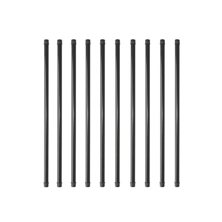 Nuvo Iron 3/4-in x 26-in Black Powder Coated Galvanized Steel Round Deck Baluster